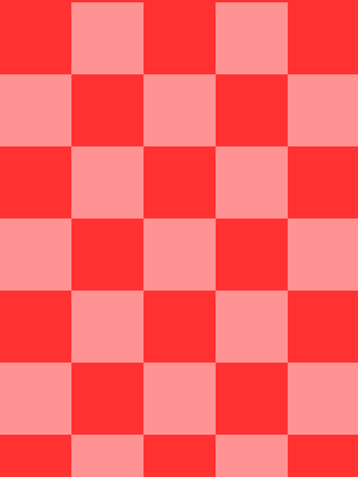 Red Pink Checkerboard Wall Art with a trendy preppy pastel checkerboard pattern