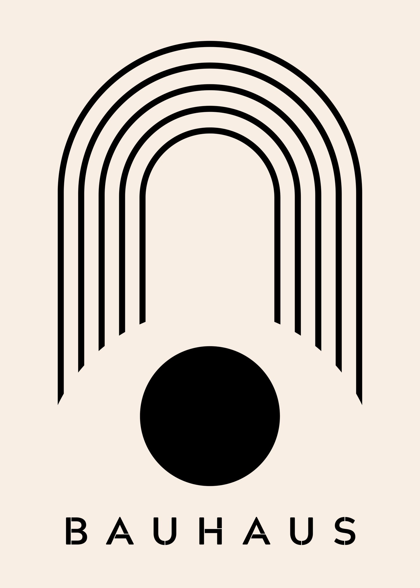 Bauhaus Arch Circle Study