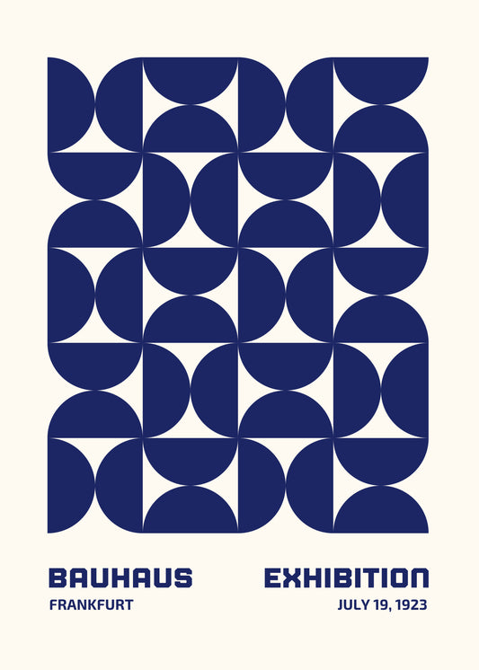 Bauhaus Navy Pattern Study