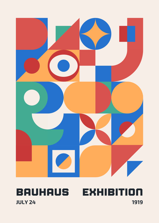 Bauhaus Primary Color Composition