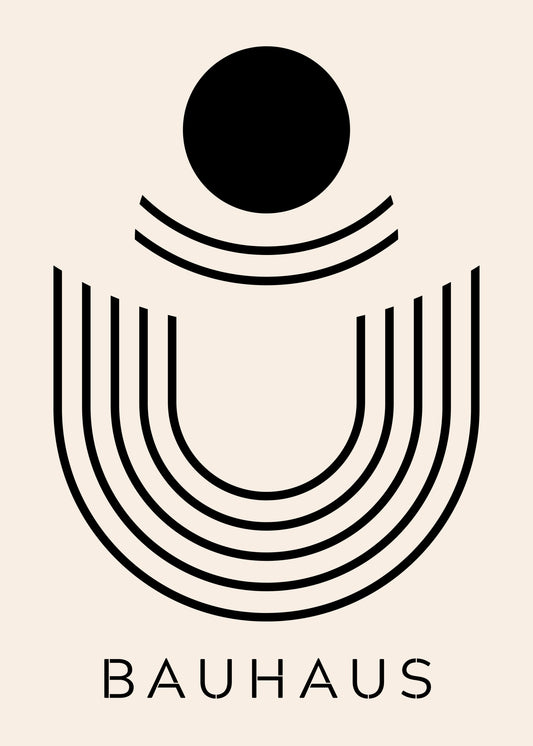 Bauhaus Minimal Line Figure