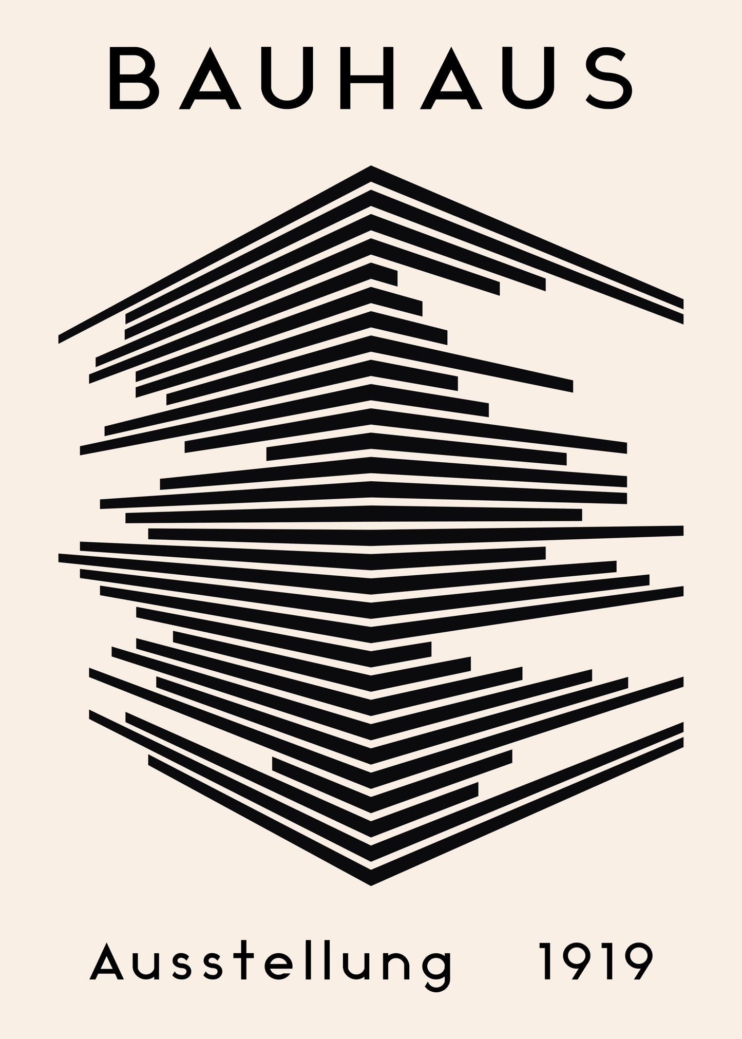 Bauhaus Layered Line Structure