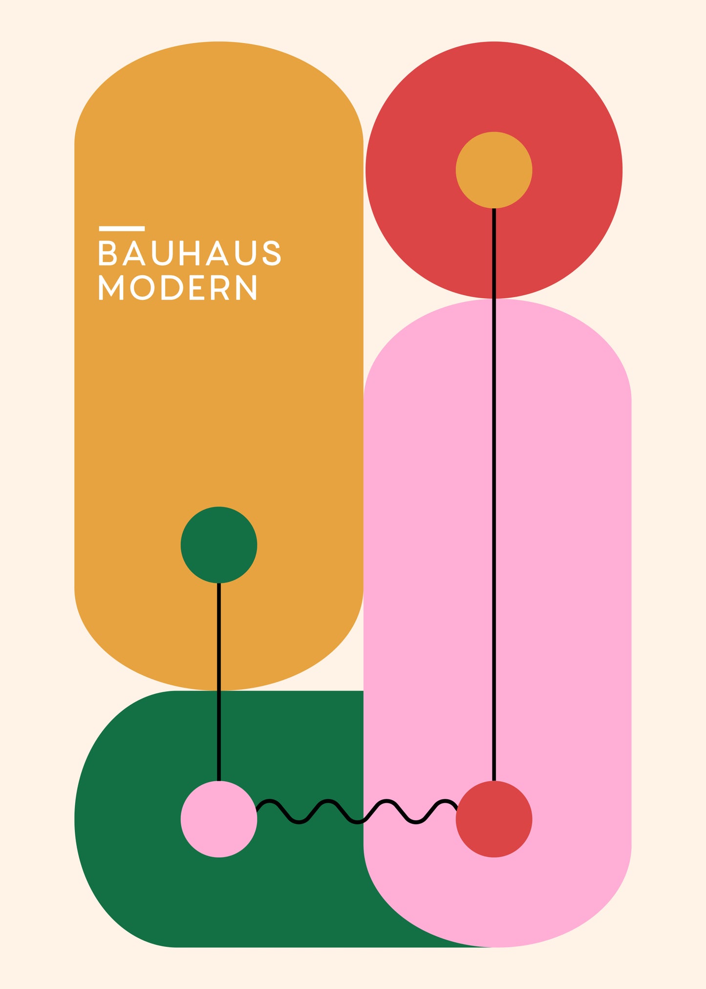 Bauhaus Linear Color Forms