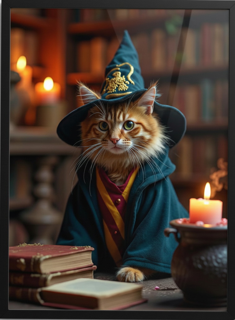 Augintinio posteris fantaziškame stiliuje