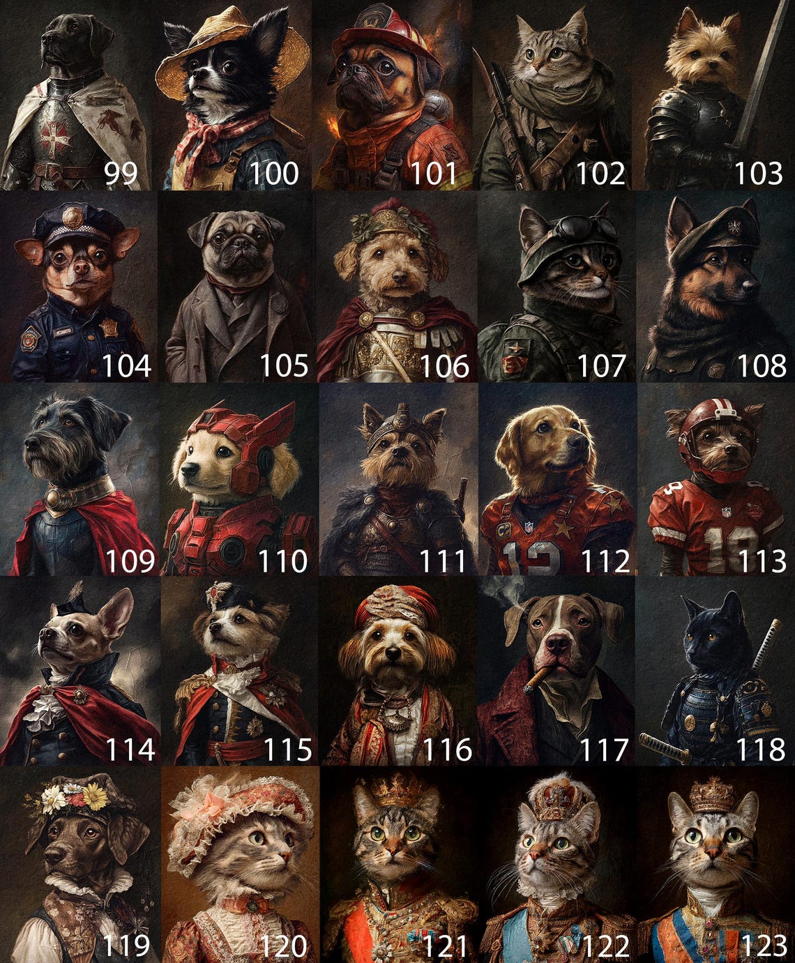 Karališkas augintinio portretas