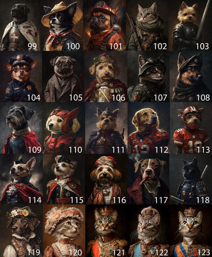 Karališkas augintinio portretas