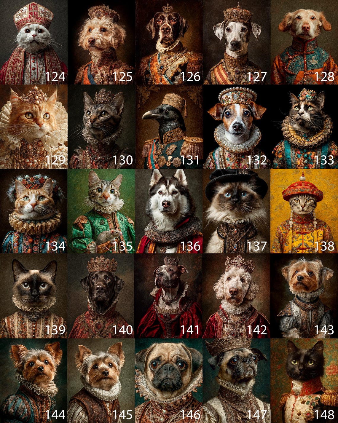 Karališkas augintinio portretas