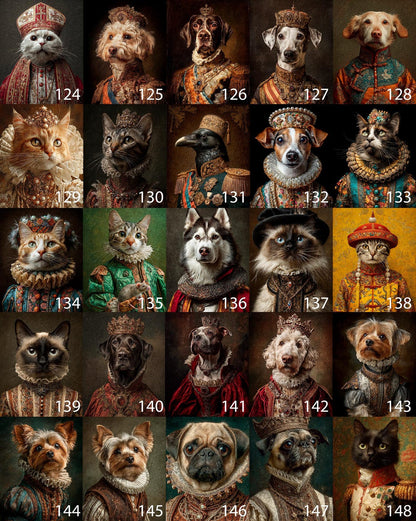 Karališkas augintinio portretas