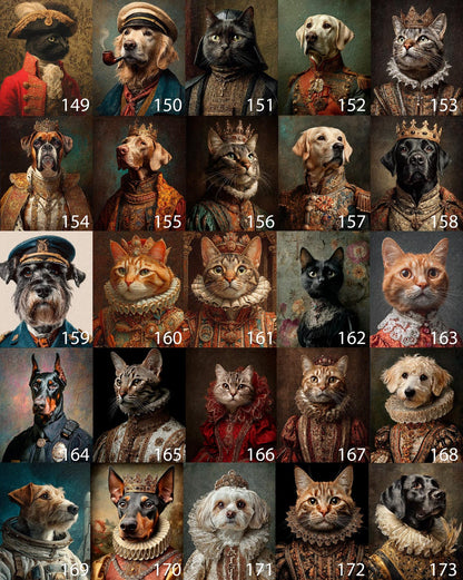 Karališkas augintinio portretas