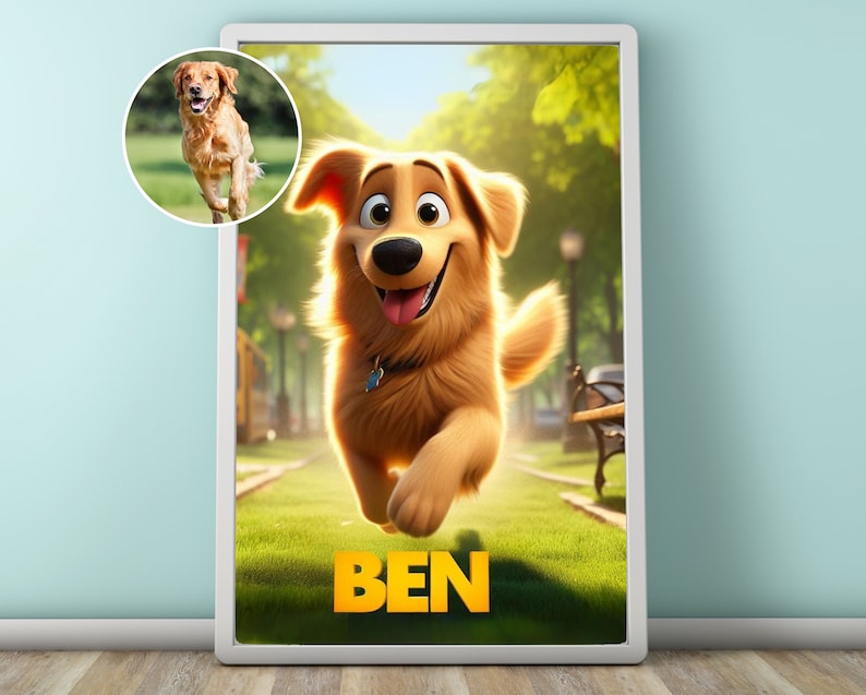 Animacinis augintinio plakatas